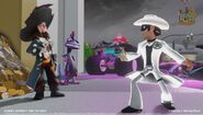 Randall with Crystal Lone Ranger and other characters in Toy Box.