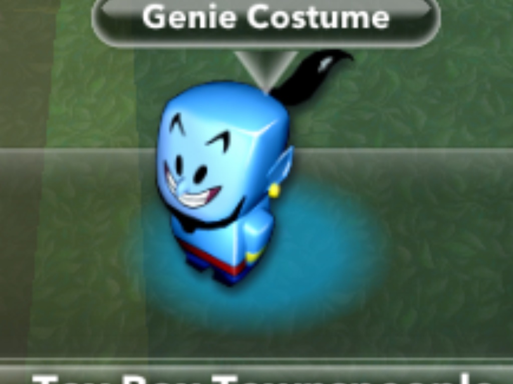 Genie from Aladdin Halloween Mask Game Prize TDS Japan Disney Pin S01