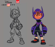 Concept art of Hiro.