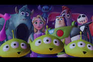 Rapunzel with a Frying Pan in the reveal trailer for Disney Infinity 3.0.