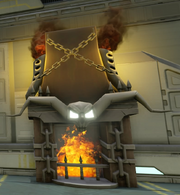 Ghost Rider Fireplace