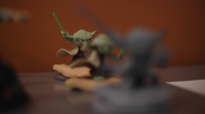 A prototype model of Yoda's figure.