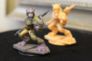 Two prototype models of Zeb Orrelios.