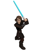 Early artwork of Anakin.