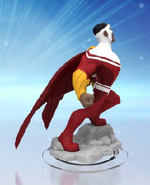 Falcon's Figure from the Side