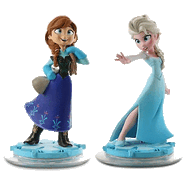 Anna beside Elsa