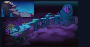 Concept art of an underwater environment for the play set.