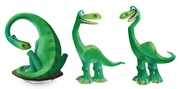 Concept art of Arlo's figure