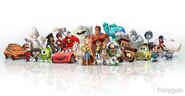 Concept art of some of the Disney Infinity characters, plus Victor Frankenstein, Sparky, The Underminer, the Abominable Snowman, and Grem.