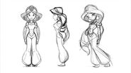 Jasmine's concept art.