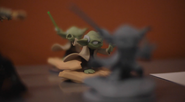 A prototype model of Yoda's figure.