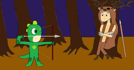 Gekko Does Archery