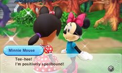 ☊ Ohh. - Minnie Mouse - Disney Magical World - Voices (3DS)