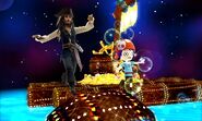 Jack Sparrow and Mii DF - DMW2