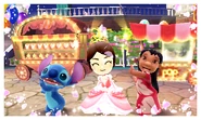 Stitch with Lilo & player