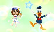 Mii and Donald Duck - DMW2