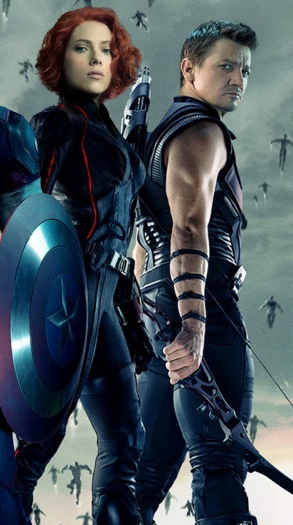 avengers hawkeye and black widow