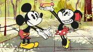 Mickey y Minnie en el corto