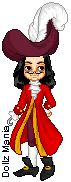 Disney CaptainHook DollzMan