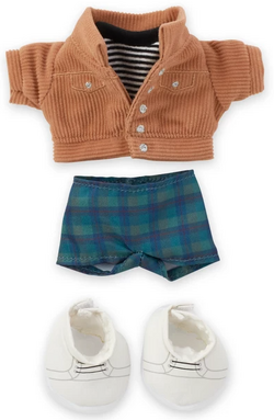 Striped shirt deals with plaid pants