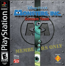 Monsters Inc Scream Team for Sony PlayStation One