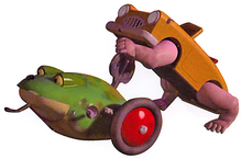 Wind Up Frog Walking Car Disney Pixar Animation Studios Wikia