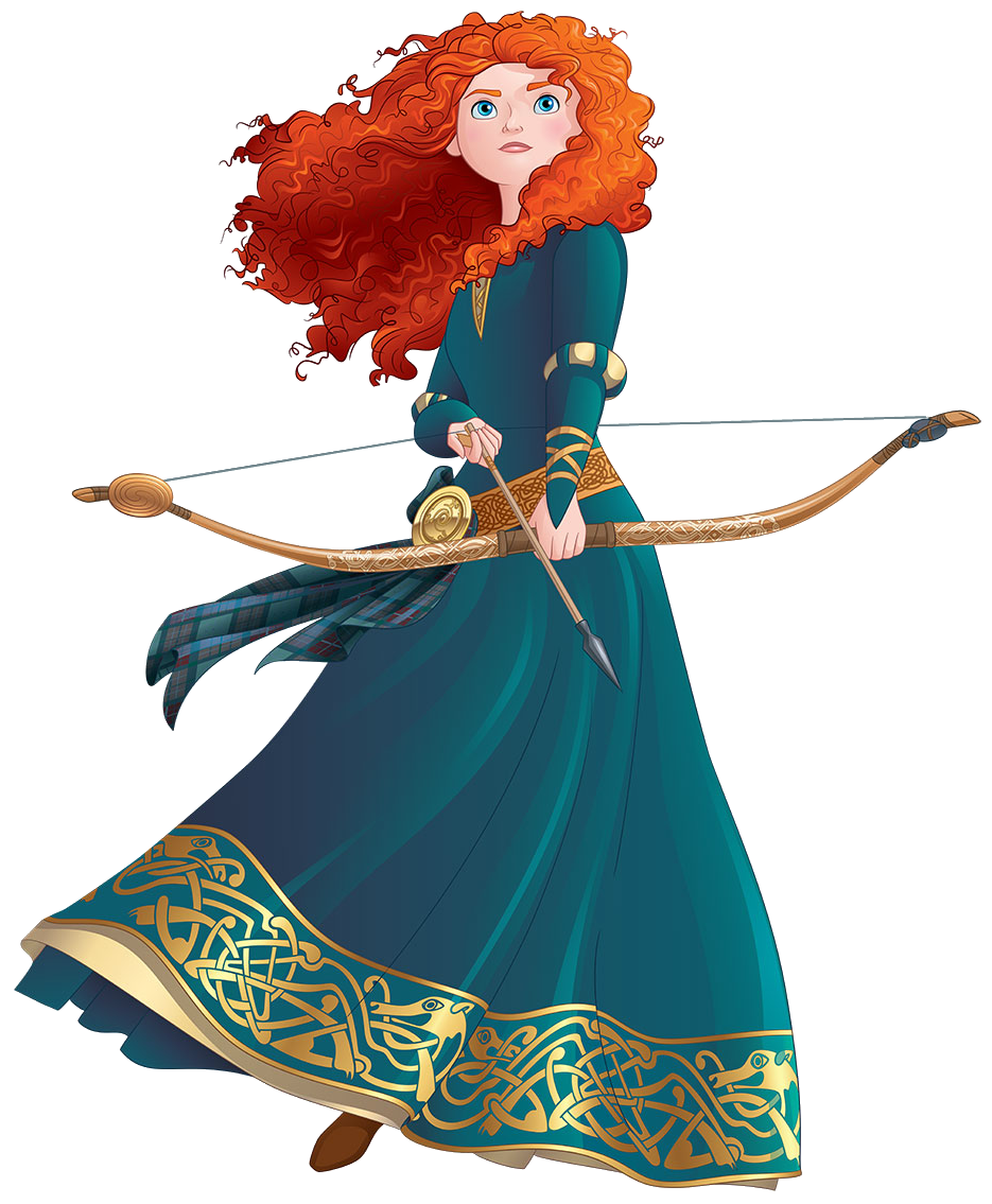 Merida, princesse Disney rebelle - Disney - 3 ans