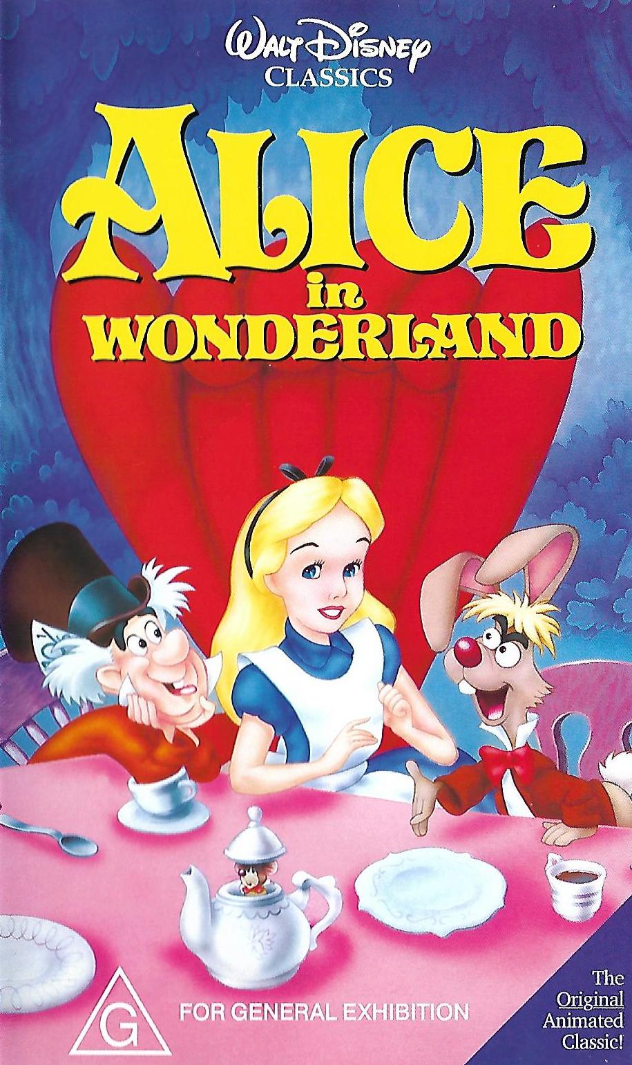 Alice in wonderland | Disney vhs openings Wiki | Fandom