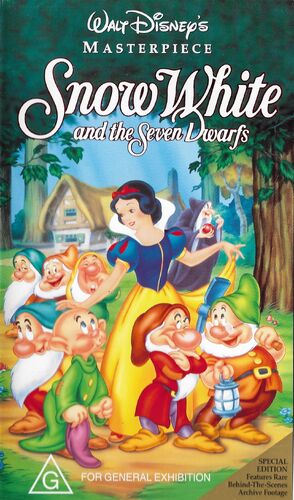 Snow White And The Seven Dwarfs Original Video Release Date Australia Disney Vhs Openings Wiki 
