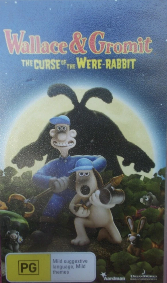 Wallace & Gromit the Curse of the Were Rabbit 2006 VHS Disney vhs openings Wiki Fandom