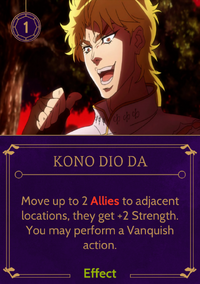 Dio Brando (Vinyl LP 2000 (Stone Free)), Disney Villainous Homebrew Wiki