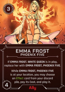 Emma Frost, Phoenix Five Disney Villainous Homebrew Wiki Fandom