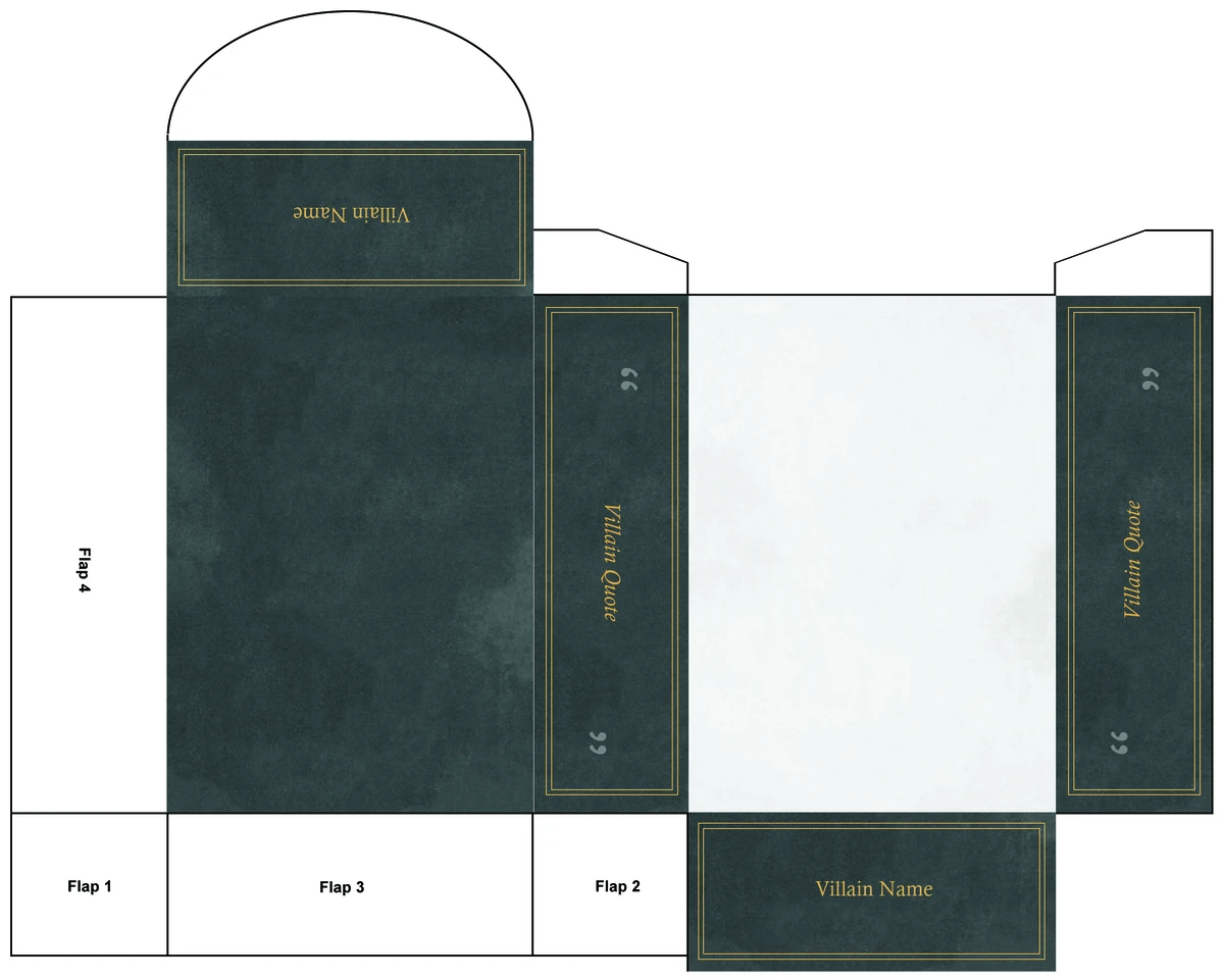 Custom Card Sleeve Template Disney Villainous Homebrew Wiki Fandom