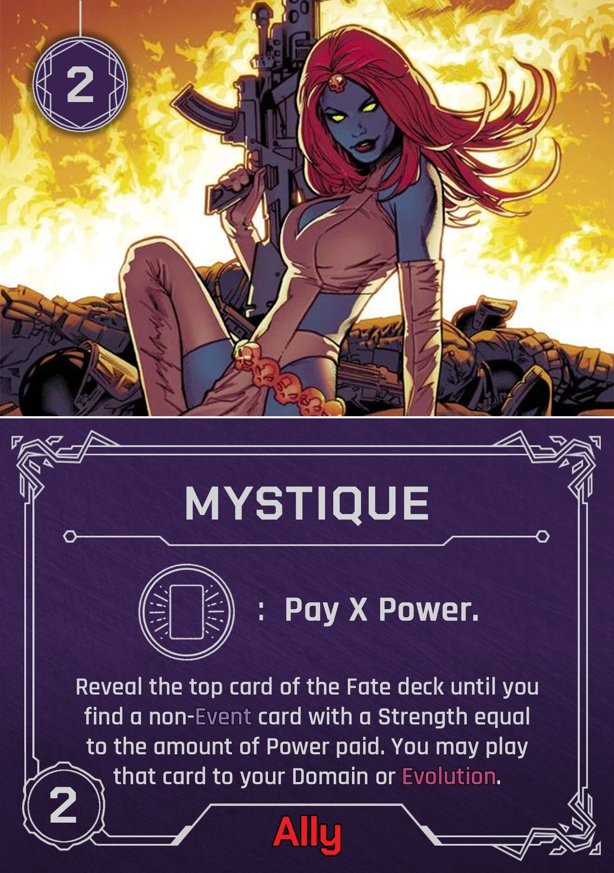 Mystique Disney Villainous Homebrew - 1200