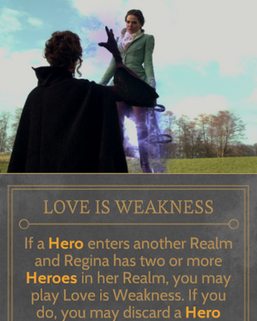 Love Is Weakness Disney Villainous Homebrew Wiki Fandom