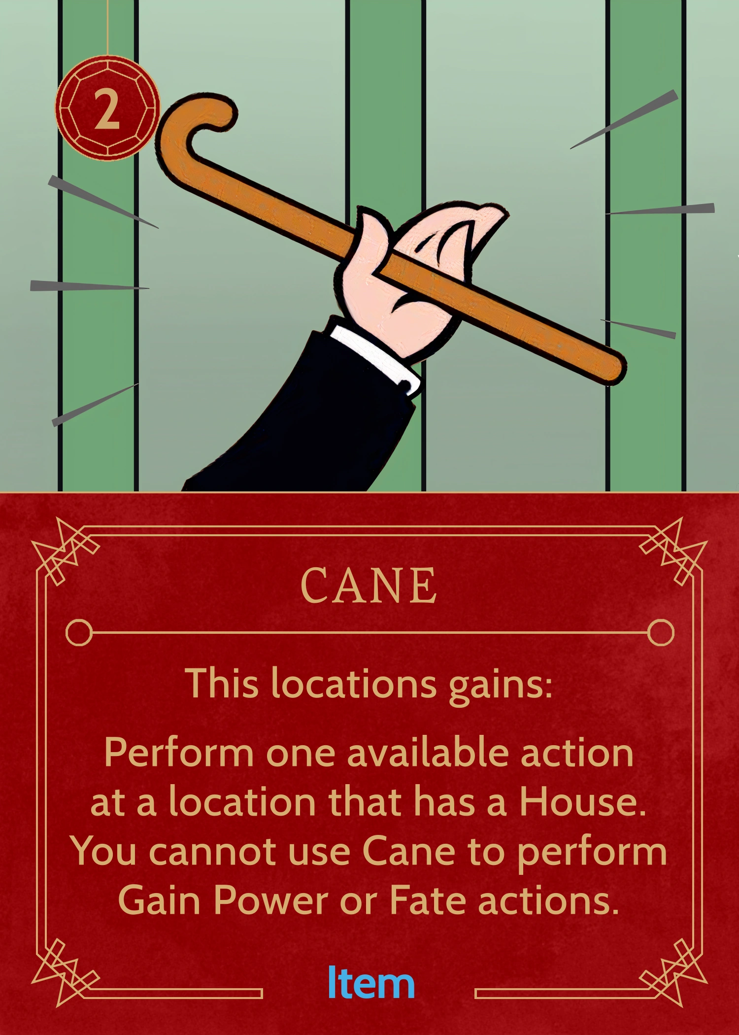 Cane (Mr. Monopoly) | Disney Villainous Homebrew Wiki | Fandom