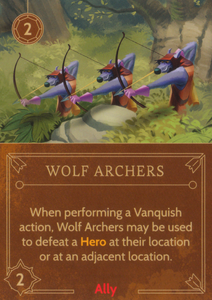 , an archer in  Villain deck.