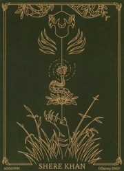 Shere Khan's Villain deck card back.