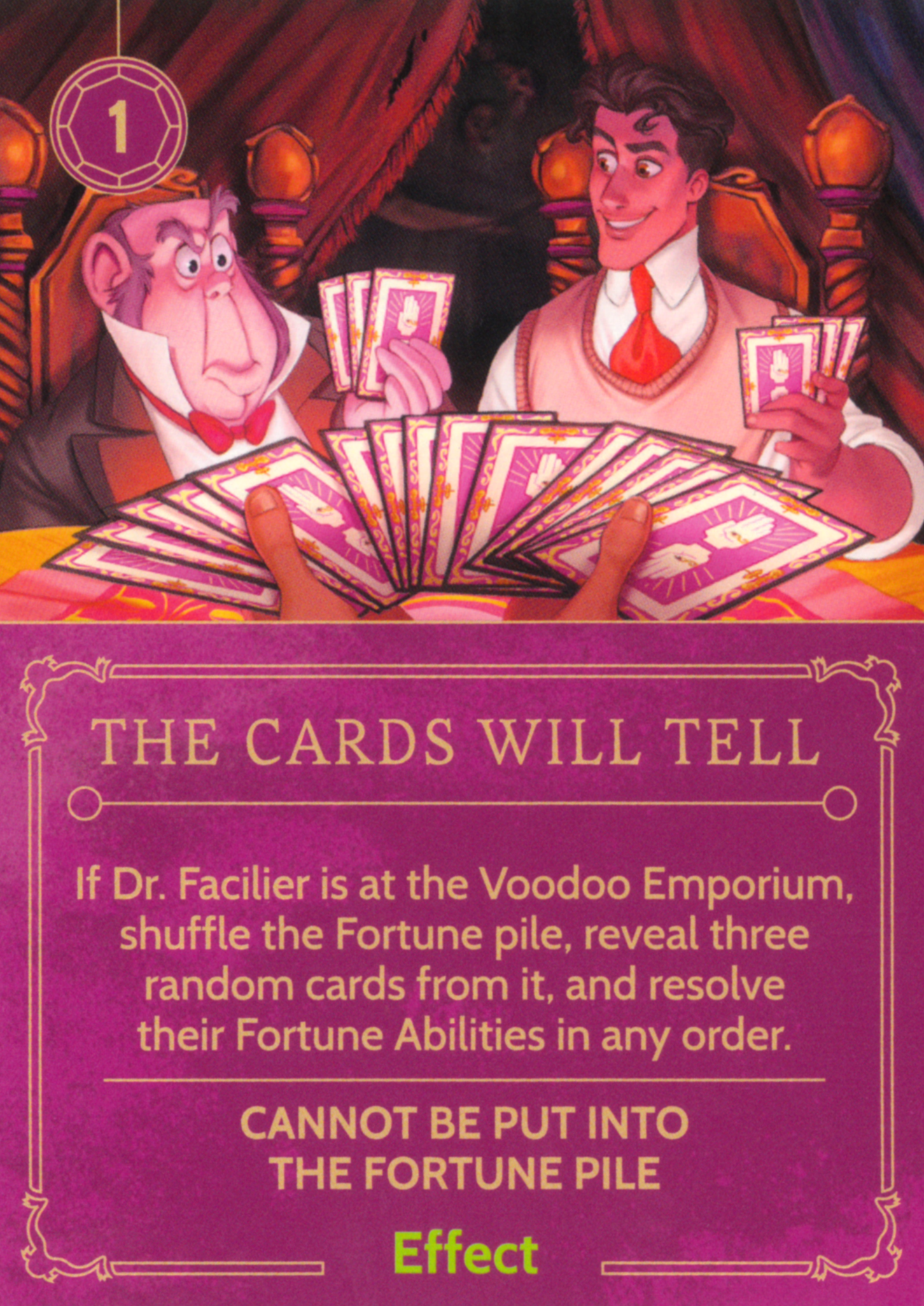 princess and the frog facilier cards