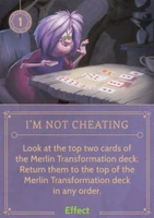 I'm Not Cheating