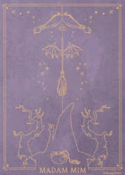 Madam Mim's Villain deck card back.