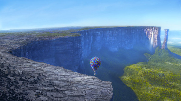 LoveTEFL on X: The fictional Paradise Falls in the Pixar film