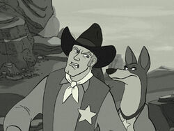 Thunderbolt and his human in The Further Adventures of Thunderbolt.