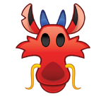 Mushu's emoji for Disney Emoji Blitz