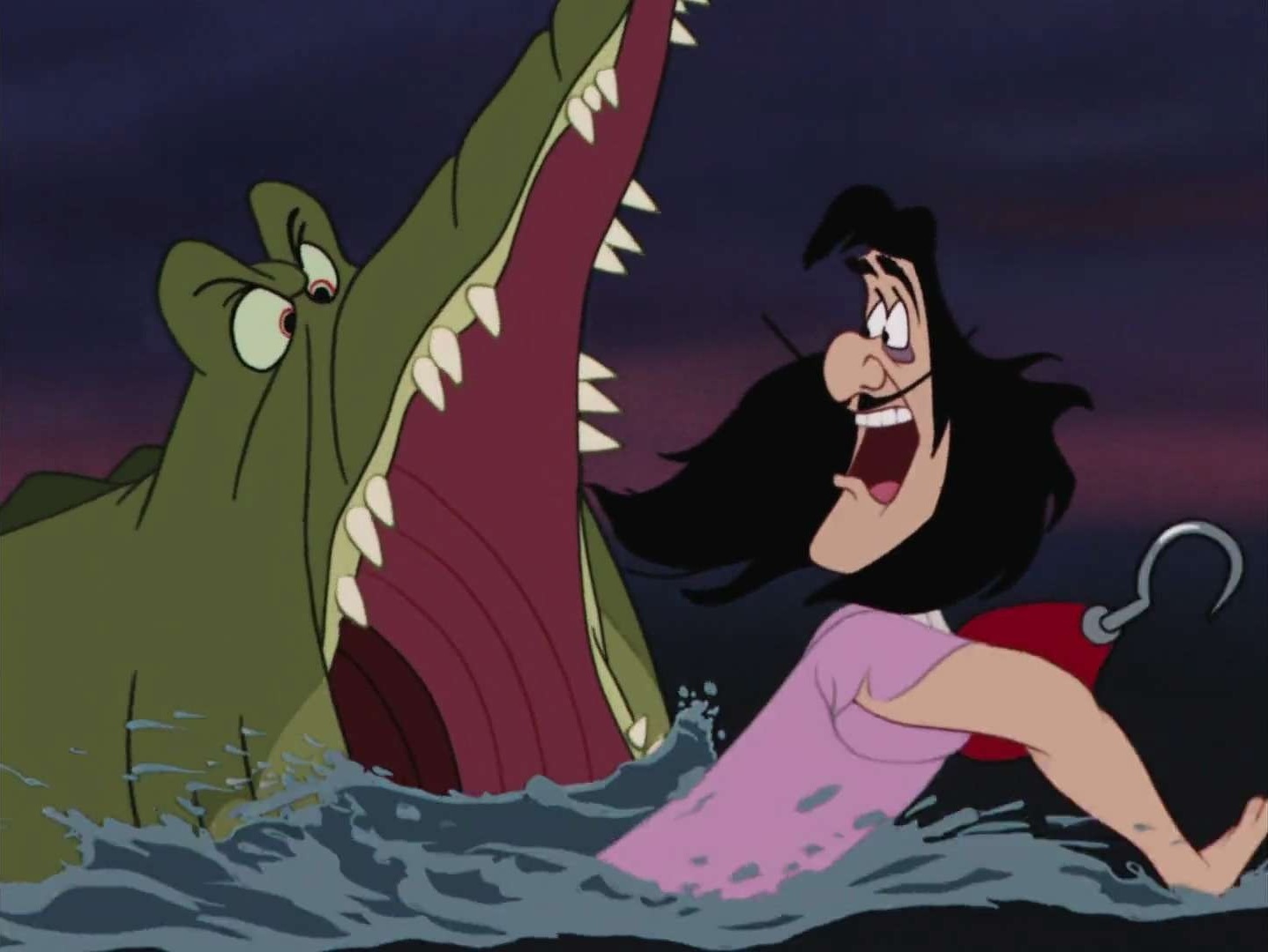 Captain Hook and the crocodile