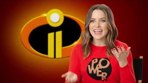 Incredibles 2 "Voyd" Behind The Scenes Sophia Bush Interview