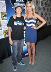 Vincent Martella and Ashley Tisdale at the 2011 San Diego Comic Con.