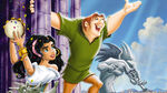 Esmeralda with Quasimodo on the DVD cover of The Hunchback of Notre Dame