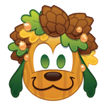 Pine Cone Pluto's emoji for Disney Emoji Blitz