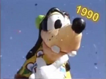 A Goofy balloon in Disneyland's Party Gras Parade